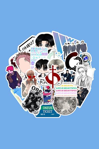 dadi ramba Oneus Sticker Pack -Bullet Journal - Agenda -Laptop Sticker Decal