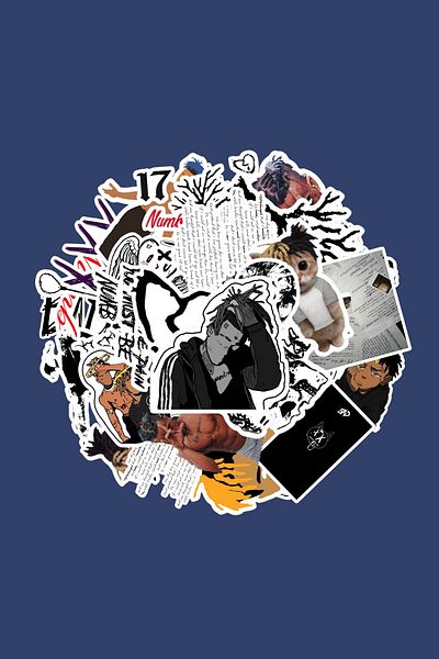 dadi ramba Xxxtentacion Sticker Pack -Bullet Journal - Agenda -Laptop Sticker Decal