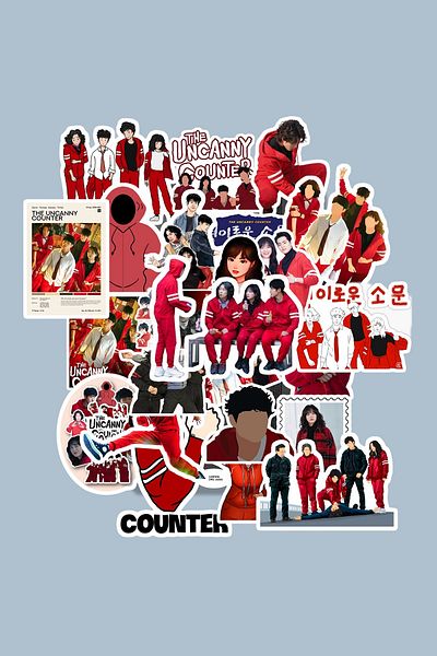 dadi ramba The Uncanny Counter Sticker Pack -Bullet Journal - Agenda -Laptop Sticker Decal