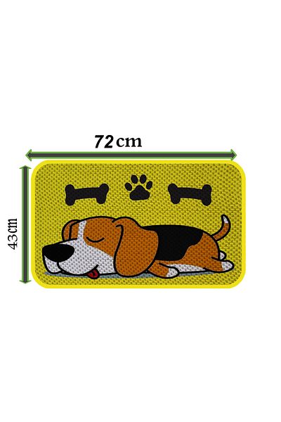 PeraMila Cat Dog Food and Water Bowl - With Underpads and Scratching Features