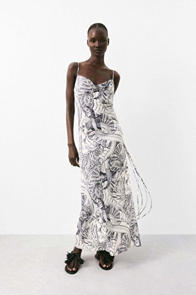 H&M Side-slit strappy dress