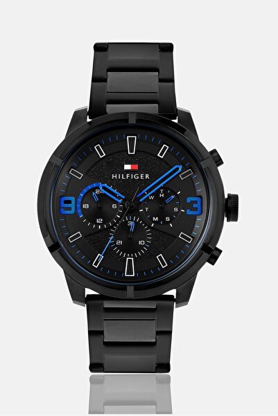 Tommy Hilfiger Men 1792070 Stainless Steel Watch, 50mm, Gunmetal