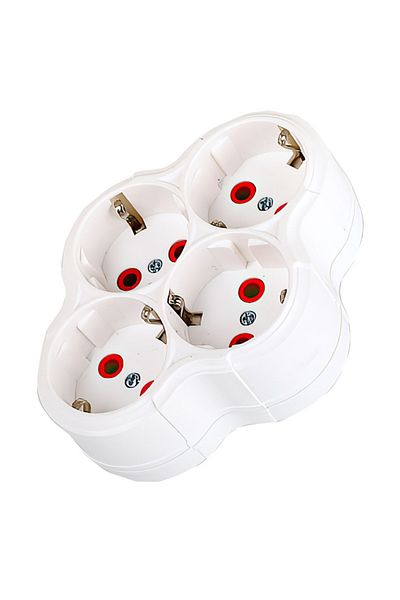 flores Fetih plug, 4 Schuko positions, diamond