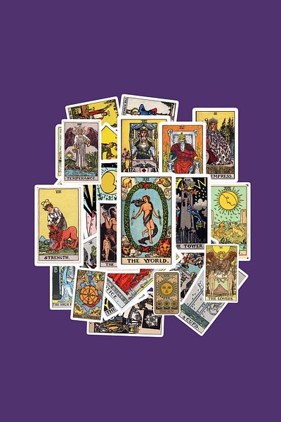 dadi ramba Tarot 22 Sticker Pack -Bullet Journal - Agenda -Laptop Sticker Decal