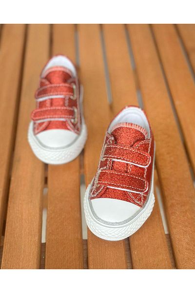 Surpie Shoes Children's Casual Shoes with Bands, Light in Size 22-30 Children's Linen Shoes