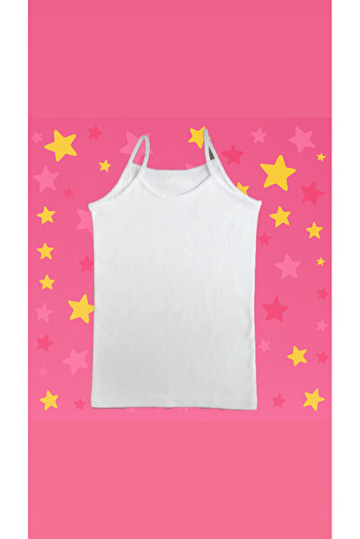 CATEKSSS Κρεμαστό εσώρουχο κοριτσιού με σχοινί Βαμβακερό 6 Πακέτο Λευκό Χρώμα