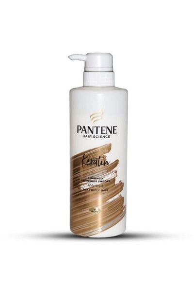 Pantene PRO-V Luxurious Smooth Shampoo For Frizzy Hair With Keratin - 500 ml