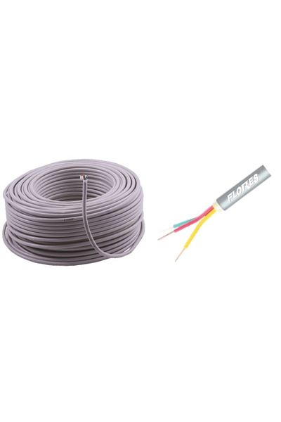 flores Cablu electric indifugat CYY-F, 3 x 1.5 mm, rola 100 m