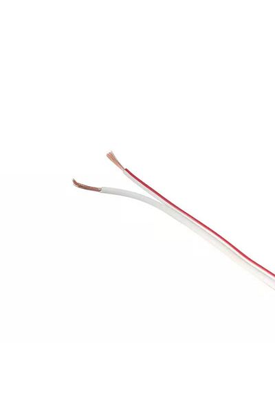 flores Cablu pentru boxe, alb, 2 x 0.75 mm, 100 m / rola