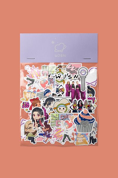 dadi ramba Wjsn Cosmic Girlssticker Pack -Bullet Journal - Agenda -Laptop Label Sticker