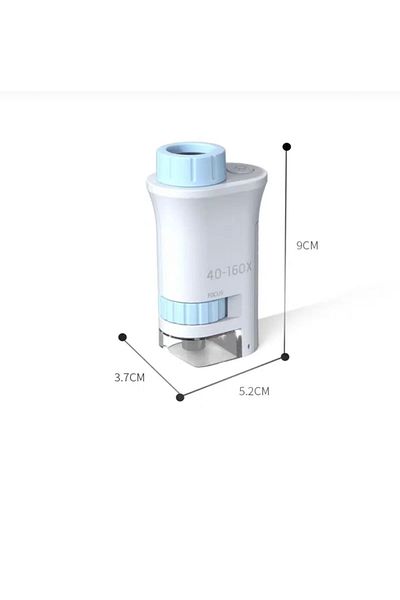 APEXİ Handheld Microscope for Tiny Inventors in Blue Color