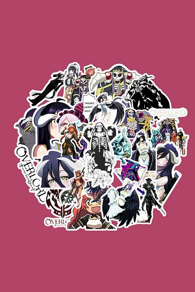 dadi ramba Overlord Sticker Pack -Bullet Journal - Agenda -Laptop Sticker Decal