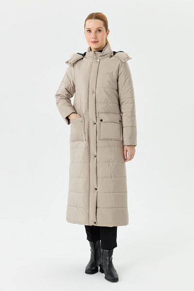Günay Karaca Ahval Inflatable Women's Winter Coat Fiber Filling Hooded 6043