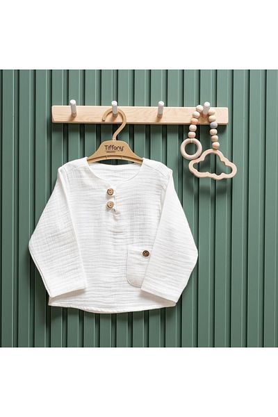 Tiffany Unisex Baby Baby Muslin Theme Long Sleeve T-Shirt 26121