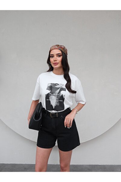 ESRAHELVACI Black Denim Bermuda Shorts