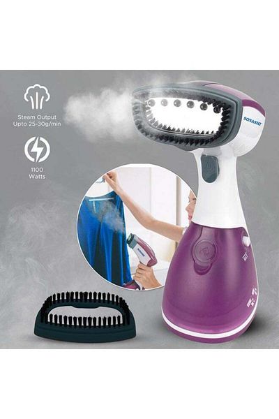 sonashi Garment Steam Iron with Water Tank Ultra Easy Wrinkle Remover Steamer Portable Travel-Friendly 16 Ma