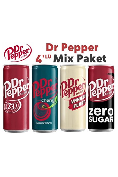 Dr. Pepper Dr Pepper 330ml 4'lü Mix Paket