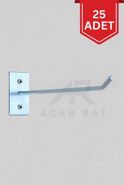 RAFAX Duvara Monte Kanca 25 Adet 10 Cm , Duvara Suntaya Montaj Kanca