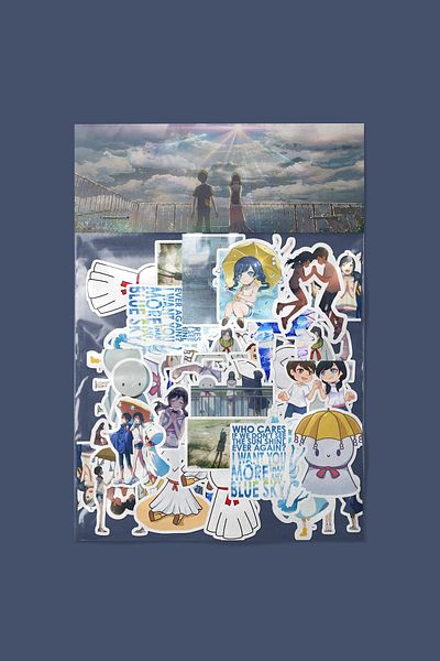 dadi ramba Weathering with You Sticker Pack -Bullet Journal - Agenda -Laptop Sticker Decal