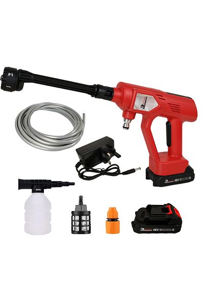 DEFAONS 48V Cordless Pressure Washer - 6-in-1 Nozzle, Portable High-Pressure Cleaner, Fast Charging