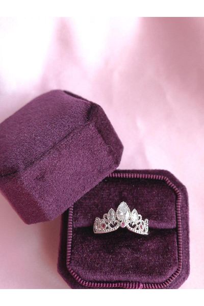 Reorah Collection Rapunzel Crown Ring-silver Plated