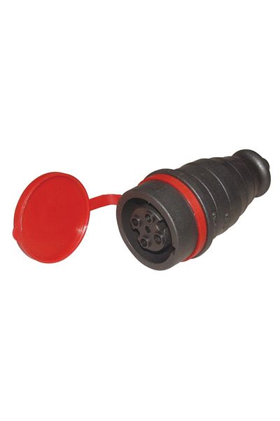 flores Cupla Tenpo din cauciuc, capac, negru, MUT-71, 380Vx3x32A