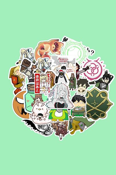 dadi ramba The Rising of the Shield Hero Sticker Pack -Bullet Journal -Laptop Label Sticker