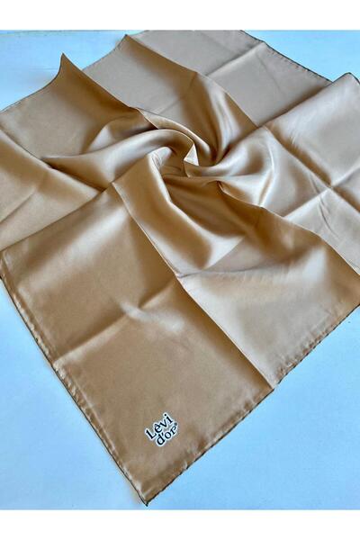 Levidor Μεταξωτό μαντήλι Tivil 420598 Μελί Αφρός Μονόχρωμο