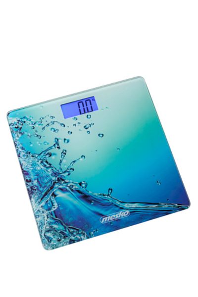 MESKO Electronic Personal Scale Ms8156, Lcd, Tempered Glass