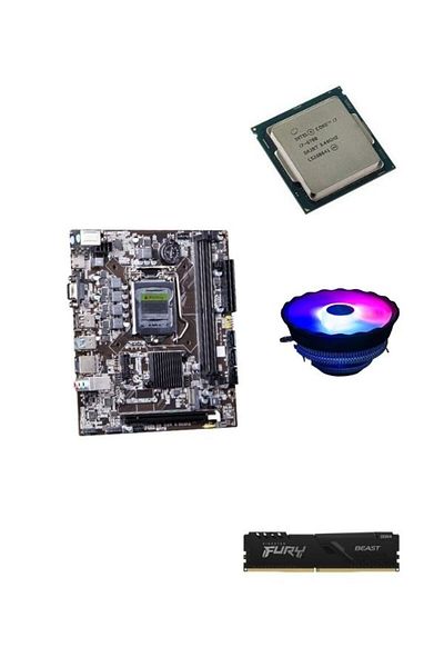RAMTECH Rbd10052 İ7 6700 / 16Gb Ram / 12cm Rainbow Fan Bundle Set