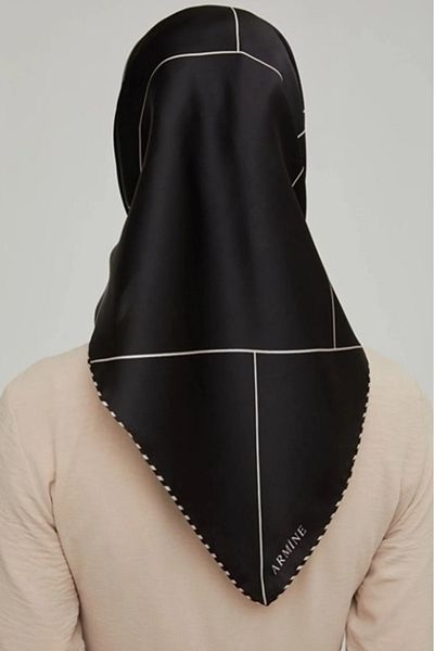 Armine Nostalgia Tivil Silk 8655-02 Μαύρο Μικτό Μοτίβο