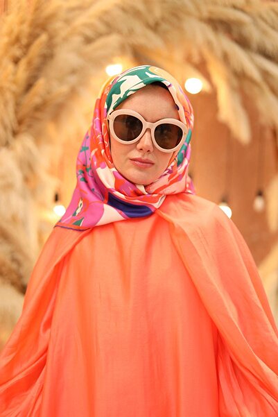 Silk Home Μεταξωτό μαντήλι Tivil IST11437-27 Κίτρινο Μικτό σχέδιο