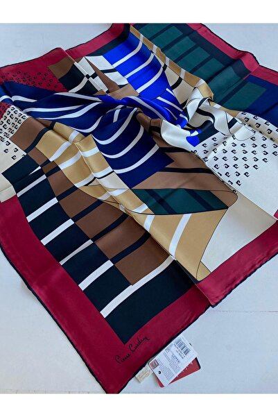 Pierre Cardin Μεταξωτό κασκόλ Sura 42299 Μαύρο Μικτό σχέδιο 8415230-317