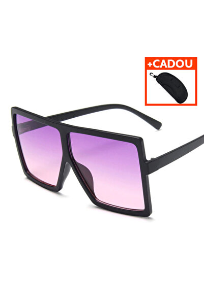 REDz Accessories Ochelari de soare, lentile mov, protecție UV400, negri
