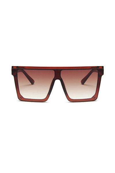 REDz Accessories Sunglasses, Royal Oversize Model, for Men, UV400 Protection, Brown