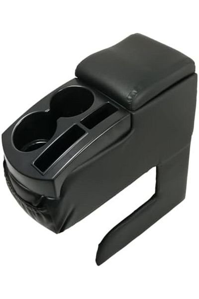 Generic Versatile Car Console Organizer with Drink Holder - Multi-Functional Center Armrest Storage Box