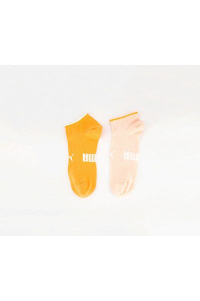 Puma Women 2 Pack Of Socks, Pink And Orange