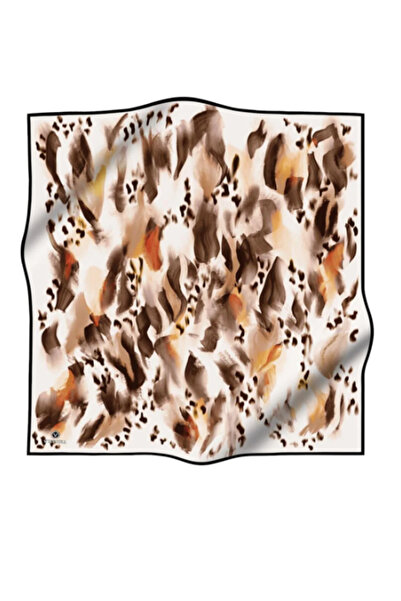 Vissona Μεταξωτό Φουλάρι Tivil 51800 - 2 - 0006 - 0013 Λευκό Μικτό Σχέδιο