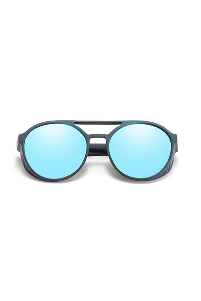REDz Accessories Sunglasses, Steampunk, Men, UV400 Protection, Blue Lens, Navy Blue
