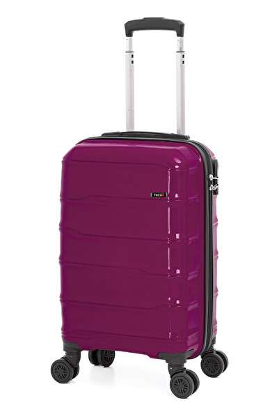 FOCUX 23 Kabin Boy(küçükboy) Kırılmaz Polipropilen Valiz Seyahat Tatil Çeyiz ...