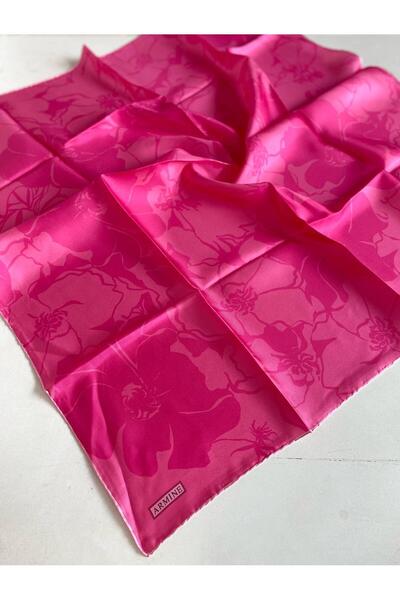 Armine Sura Ipek Eşarp 9344-30 Pembe Karışık Desen