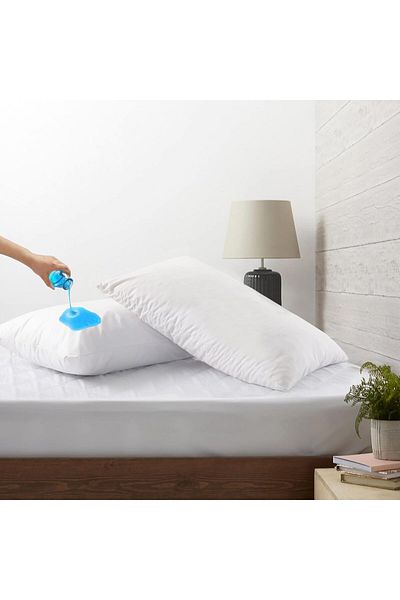 Bonny Home Unicolor Liquid Proof 2 buc Pernă Saltea Protector de pernă respirabil