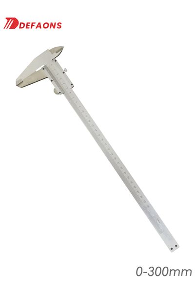 DEFAONS Vernier Caliper 0-300mm Carbon Steel Precision Measuring Tool for External, Internal, Depth