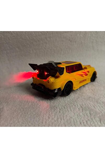 Apera MT93 Uzaktan Kumandalı Şarjlı Duman Atan Oyuncak Araba 18 Cm Boyunda LED Işıklı