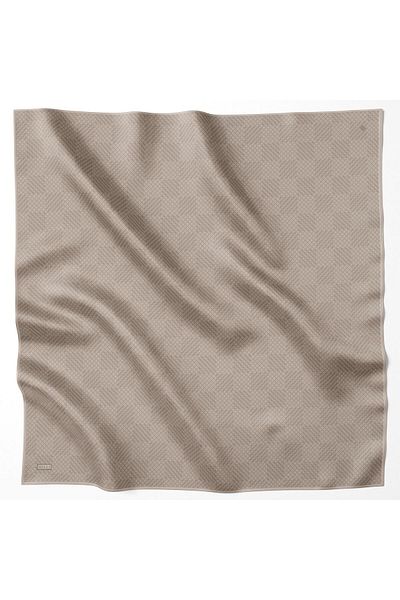 Belli Tivil Silk Scarf 4104-64 Mink Mixed Pattern