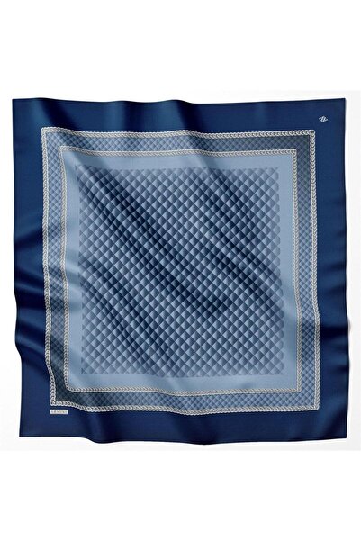 Armine Nostalji Sura Ipek 8834-51 Lacivert Karışık Desen