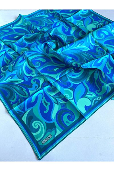 Armine Eșarfă de mătase Tivil 9323-53 Model mixt verde