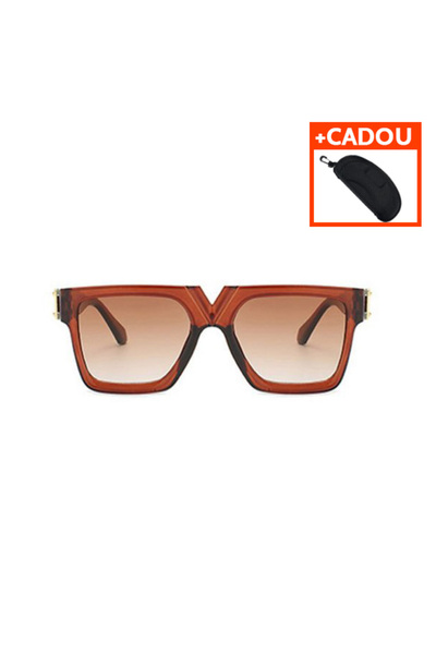 REDz Accessories Ochelari de soare pentru femei, lentile pătrate, protecție U...