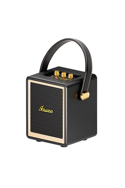 Icruze Harmonicx Bluetooth Party Speaker 89mm Bass Driver, 10-Hour Playtime, 5000mAh Battery - Black