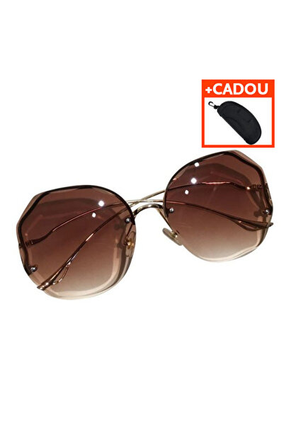 REDz Accessories Ochelari de soare cu lentilă hexagonală, pentru femei, prote...